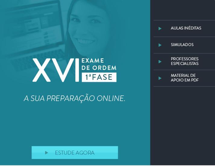 6 Este é o mais consistente curso preparatório para a 1ª fase do mercado!