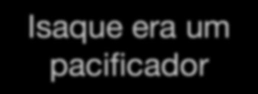 O que Isaque aprendeu ao longo da vida?