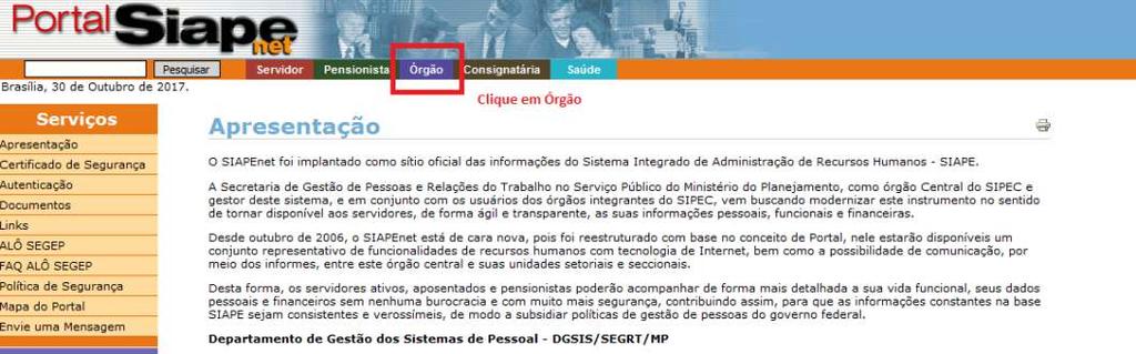 6 Acesse a página usando seu CPF e senha ou através do certificado digital, conforme Figura G.