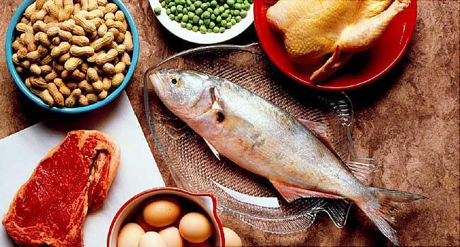 Fontes de Proteína: Carne - Carne, frango, porco, cordeiro, bacon, etc. Peixe e marisco - Salmão, trutas, camarões, lagostas, etc. Ovos - Elemento importantíssimo na sua dieta.