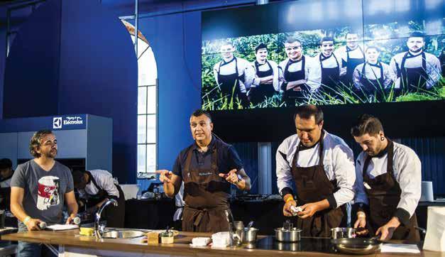 CADA EDIÇÃO DEDICA-SE A UM TEMA QUE SERVE DE MOTE ÀS APRESENTAÇÕES DE COZINHA, PASTELARIA E BAR.