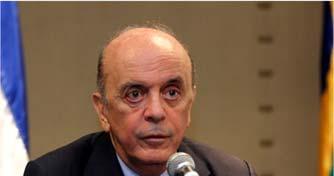 Uruguai, Argentina e Paraguai na qual declara que o Brasil considera vaga a presidência do Mercosul, o ministro das Relações Exteriores, José Serra, afirmou na noite desta terça-feira (2) que