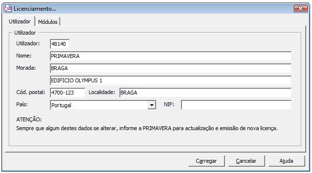 Licenciamento Para que uma aplicação funcione sem ser em modo de demonstração é absolutamente necessário que seja efetuado o seu Licenciamento.