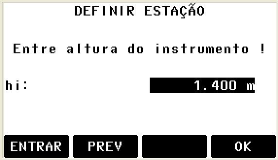 Durante a fase de processamento estas coordenadas serão calculadas.