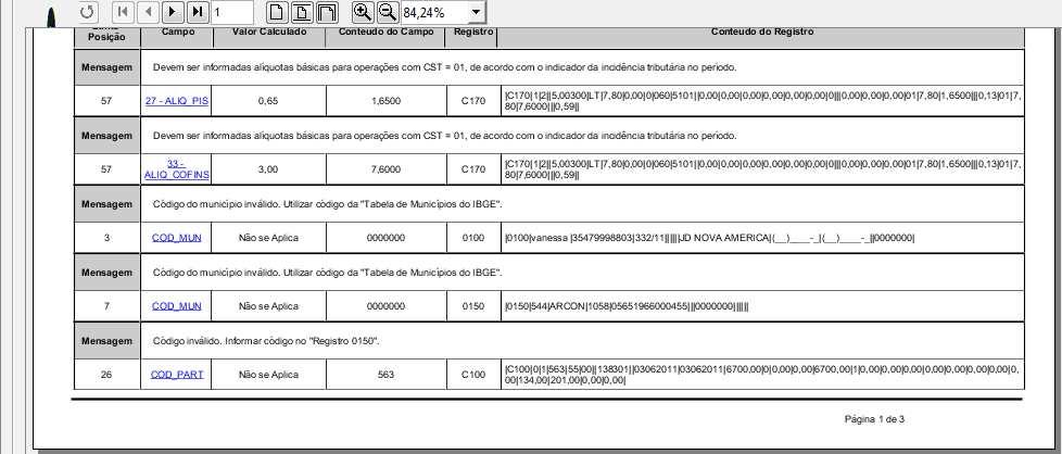 Volte ao SisMoura e preencha as informações corretamente.