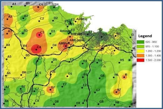 (22%) para o total da massa das PM 10.