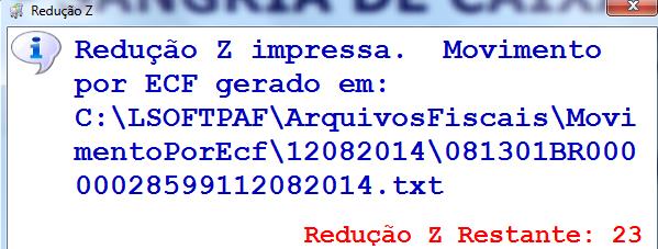 Neste momento poderá ser ajustado a hora da impressora, caso a mesma esteja com o horário incorreto.