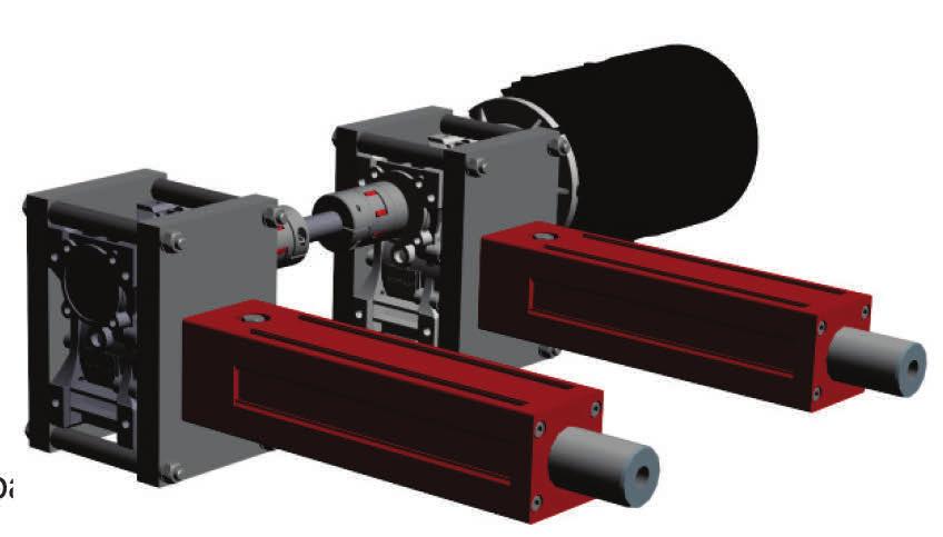 Máquina injetoras de plástico (trocador de peneira) Força de atuação: 2 x 22 kn Velocidade de atuação: 18 mm/s