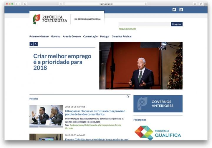O Governo de Portugal lançou no passado mês de outubro uma atualização importante ao seu portal.