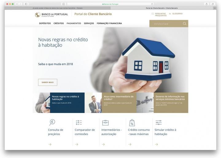 O Banco de Portugal disponibiliza a consulta à Base de Dados de Contas através da internet, na sua página oficial e no Portal do Cliente Bancário.