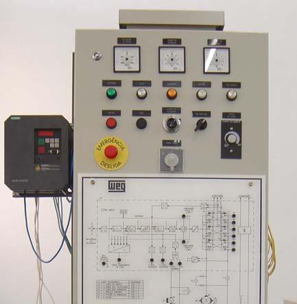 Capítulo 3 Concepção dos Sistemas de Medição 48 Dessa maneira, o conjunto de carga completo (MIT + freio + inversor de freqüência) é mostrado