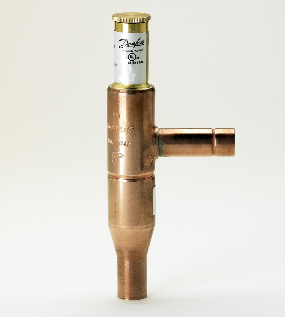 Ficha técnica Regulador de pressão do cárter Tipo KVL O regulador de pressão do cárter tipo KVL é instalado na linha de sucção, próximo ao compressor.
