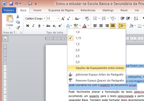 ELABORADO POR MARCO SOARES 41 Opções de espaçamento entre linhas Com os dois parágrafos