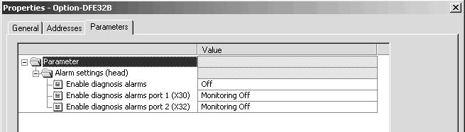 Característica operacional no PROFINET Alarme PROFINET no exemplo MOVIDRIVE B I 0 6 6.