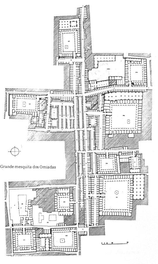 23 Figura 9 Planta do Bazar Oriental de Alepo. Fonte: L. Benévolo, 2003. A área de cada suck, medindo em geral 2 m 2, era pequena, estabelecendo conexão direta com a rua.