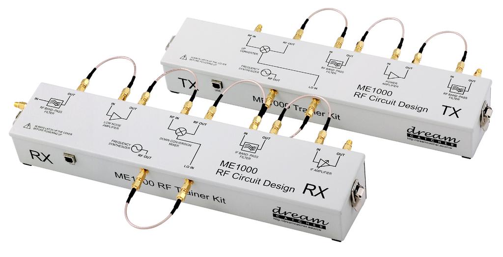 Educacional (continuação) Solução típica de laboratório de ensino de RF N9320B: Analisador de espectros de RF N9310A: Gerador de sinais de RF N9320B-TR1: Kit de treinamento de RF Solução educacional