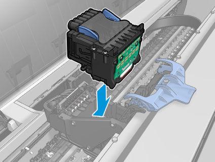 2. Insira o novo cabeçote de impressão.