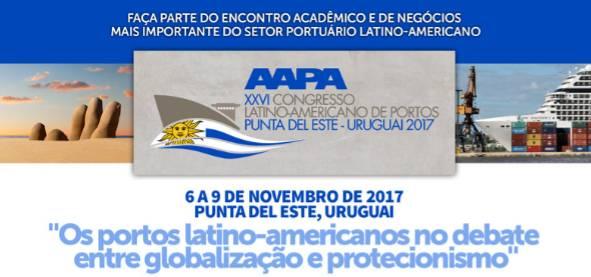 percorrida pela Área de Exibições ABERTURA A CARGO DE: Kurt Nagle CEO da Associação Americana de Autoridades Portuárias AAPA Víctor Rossi Ministro do Transporte e das Obras Públicas do Uruguai