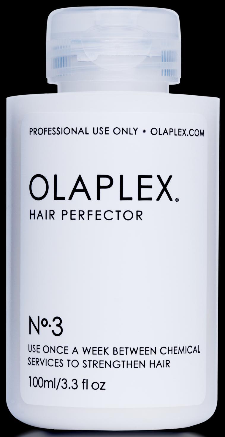 O Que é? Olaplex Nº 3 Hair Perfector: o 3º passo do sistema, em uma versão mais diluída de Olaplex Nº 2 Bond Perfector, para que a cliente dê continuidade em casa ao serviço realizado no salão.
