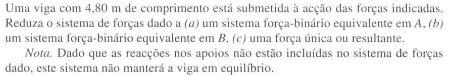 A projecção de M 1 = = = segundo a linha de acção de é: