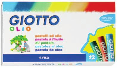 58 00 = 84 pcs Giotto o Olio Individually sheet-wrapped oil crayons, 7 cm long,.