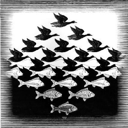 Figura 5: Sky and Water I / Gradação Fonte: Escher / Soares, Igor 6.