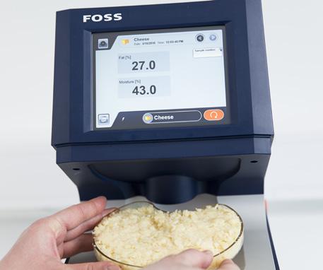 Tecnologia A tecnologia do DairyScan é baseada na técnica de Infravermelho Próximo por Transmitância, NIT, o que é uma vantagem quando se mede produtos homo gêneos como o queijo.