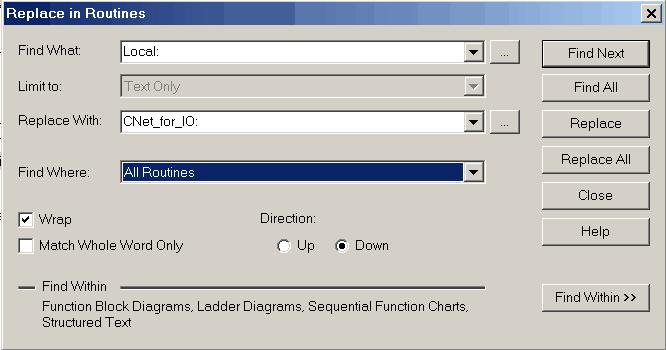 Apêndice D Converter a partir de um sistema não redundante Substitua os tags locais de E/S Se você tiver transferido módulos de E/S para fora do rack do controlador local e para dentro do rack de E/S