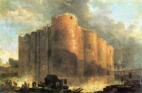 ROBERT, Hubert. A Bastilha nos primeiros dias de sua demolição. 1789.