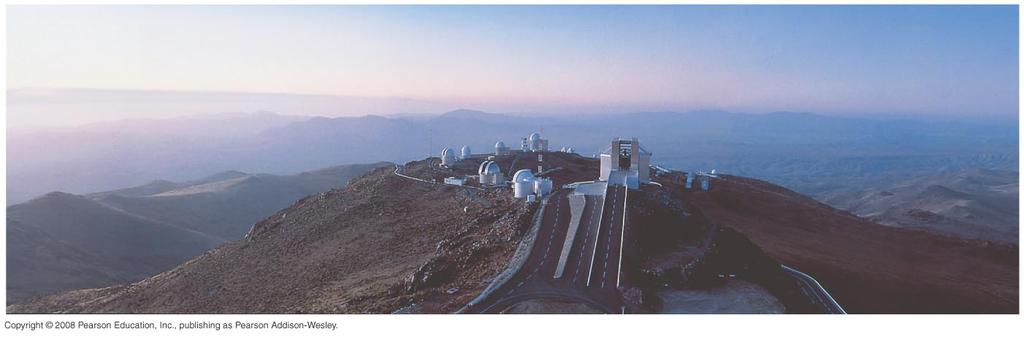 Soluções Telescópios em topos de montanhas ou em lugares desérticos: Maior