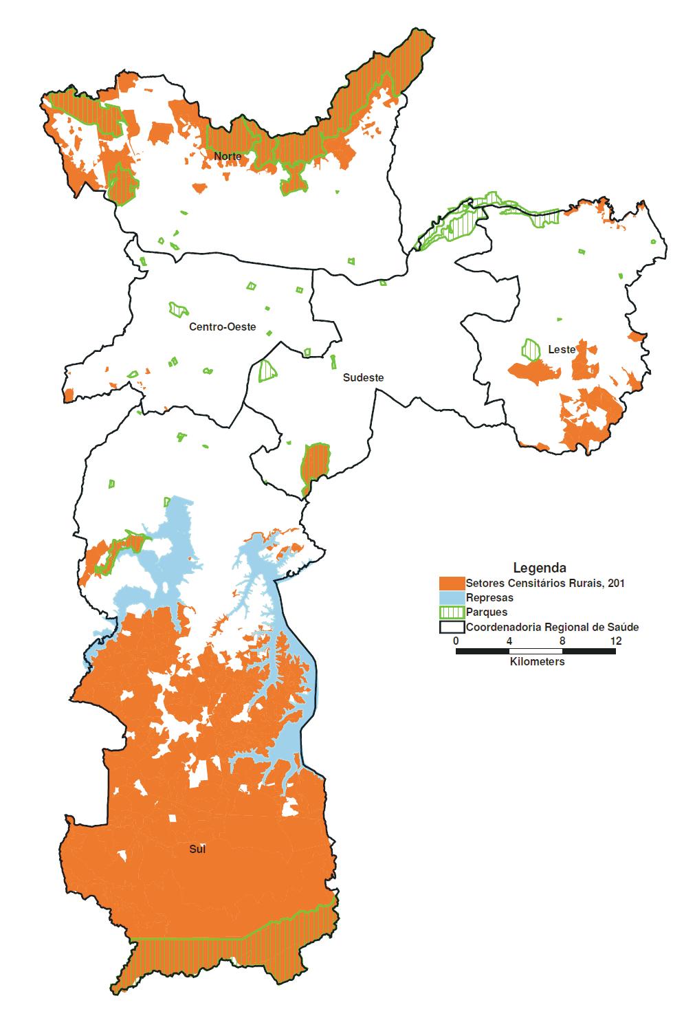 Boletim CEInfo Informativo Censo Demográfico 2010 nº 04 Características dos Domicílios adotou a lei 13.885/2004, que trata do Uso do Solo e dos Planos Regionais Estratégicos das Subprefeituras.
