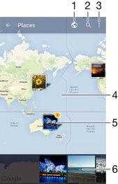 13 Exibir fotografias e vídeos no Facebook O serviço PlayMemories Online não está disponível em todos os países ou regiões.