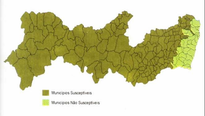 MAPA DE SUSCEPTIBILIDADE À