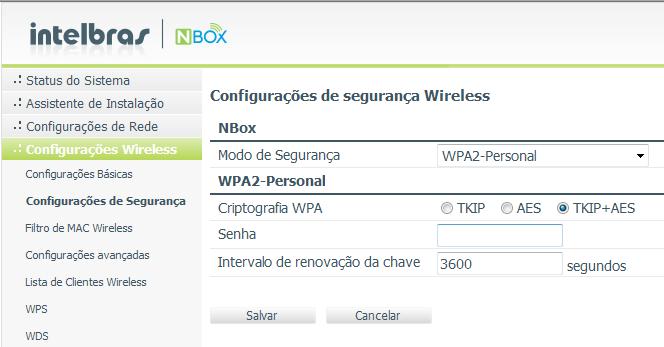 3.4. Configuração para acesso à internet Seu roteador já vem configurado como IP Dinâmico, o que no cenário ilustrado, deverá garantir o funcionamento de seu produto.