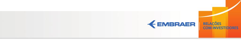 Comentário do Desempenho EMBRAER DIVULGA OS RESULTADOS DO 1º TRIMESTRE DE 2014 DESTAQUES No 1º trimestre de 2014 (1T14), a Embraer entregou 14 aeronaves comerciais e 20 aeronaves executivas (sendo 17