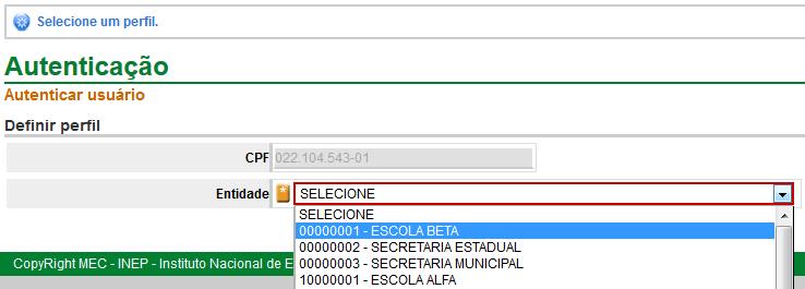 Pronto! Seu acesso ao sistema Educacenso foi liberado.