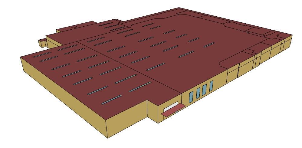 ESTRATÉGIAS ATIVAS: Sistema dedicado de ar externo Edificação: Hipermercado Área total: 12.