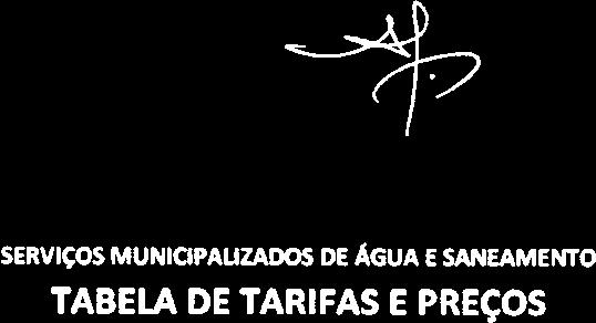 Tarifa fixa saneamento e tratamento águas residuais ( 30 dias) senta 0,6050 0,9076 1.1 Tarifa fixa para consumos domésticos, autarquias e instituições interesse público 1,9493 1.