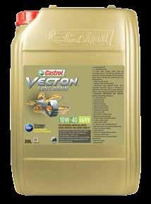 LUBRIFICANTES PARA MOTOR DE VEÍCULOS PESADOS CASTROL VECTON LONG DRAIN 10W-30 E6/E9 Para o máximo desempenho do motor.