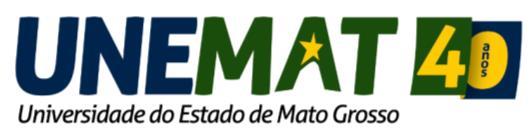 GOVERNO DO ESTADO DE MATO GROSSO SECRETARIA DE ESTADO DE CIÊNCIA, TECNOLOGIA E INOVAÇÃO UNIVERSIDADE DO ESTADO DE MATO GROSSO PRÓ-REITORIA DE ENSINO DE GRADUAÇÃO EDITAL COMPLEMENTAR N 022 AO