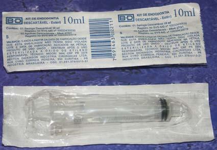 Figura 2.11-1. Sistema de Irrigação Endodôntica (B-D).