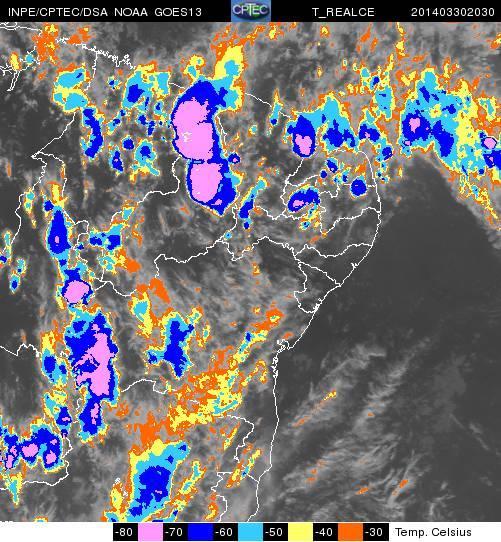 Chuva intensa em parte do Nordeste do Brasil em Março de 2014 Entre a noite do domingo (30/03) e manhã da