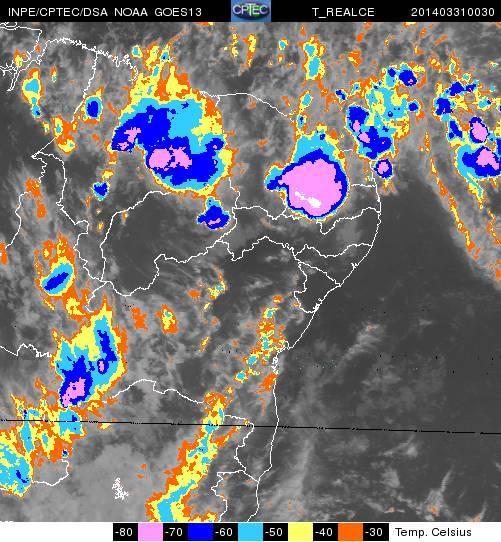 Segundo dados da Fundação Cearense de Meteorologia e Recursos Hídricos (Funceme), foram registrados 124 mm de