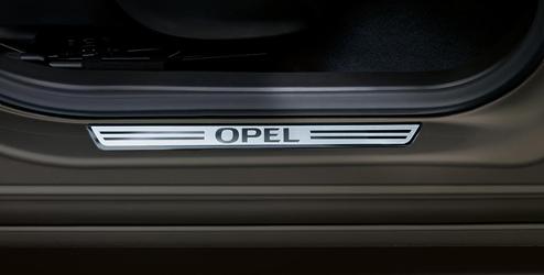 Em alumínio Com logótipo Opel Conjunto de 2.