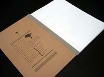 tecido lona, cordão encerado Caderno A4 código 001-03 Caderno