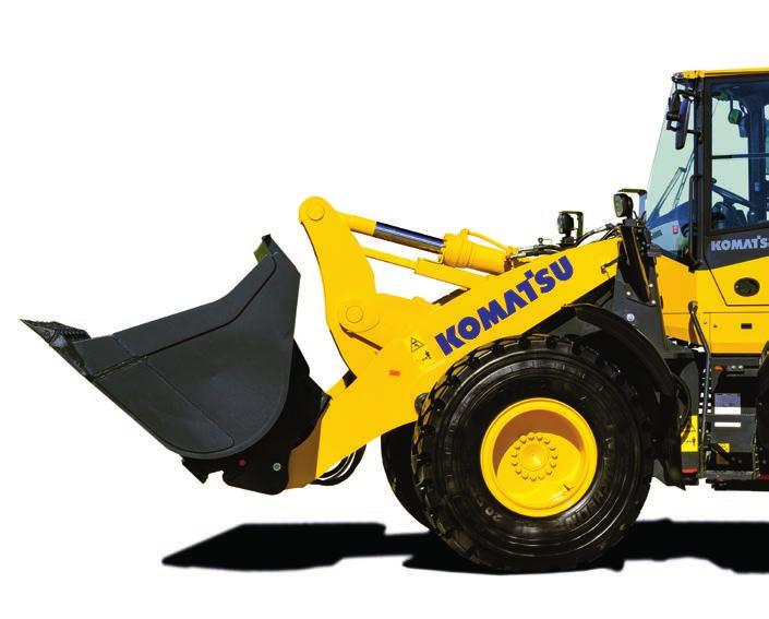 Num relance A versátil pá carregadora de rodas Komatsu WA270-7 caracteriza-se pela combinação perfeita de potência, conforto e segurança.