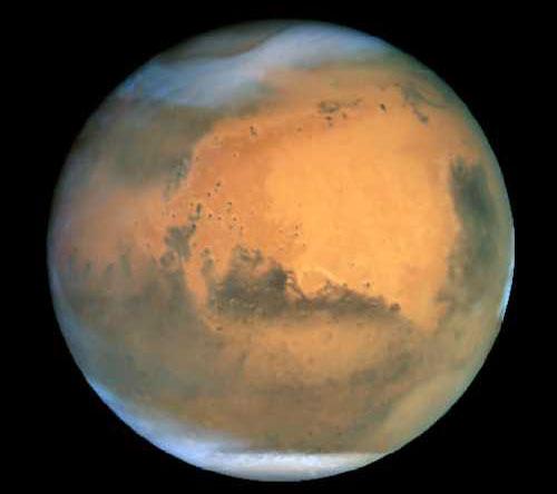Marte : imagem obtida