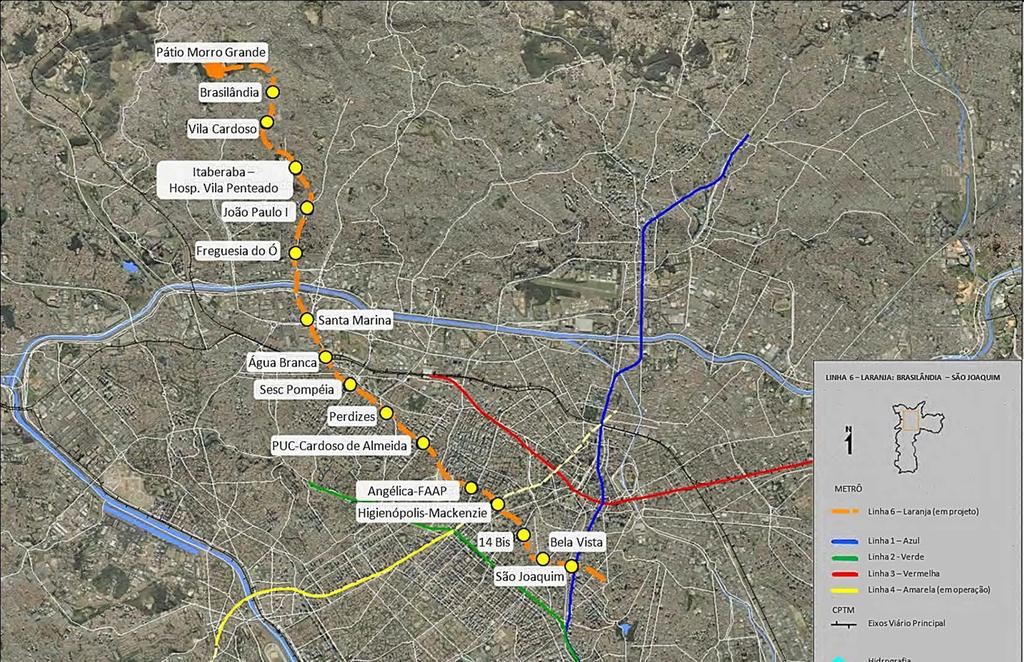 PPP da Linha 6 Laranja de Metrô PODER CONCEDENTE: GESP através da STM CONCESSIONÁRIA: MOVE SÃO PAULO SPE formada por OTP, CQG, UTC e Fundo EcoRealty Foi objeto de MIP e Chamamento Público Propostas