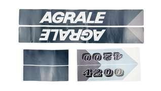 MODERNO JOGO ADESIVO AGRALE 4300 ANTIGO JOGO AG8005112022 AG8005112020