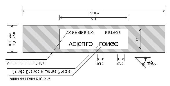 26 ANEXO IV PLACA TRASEIRA (somente comprimento excedente).